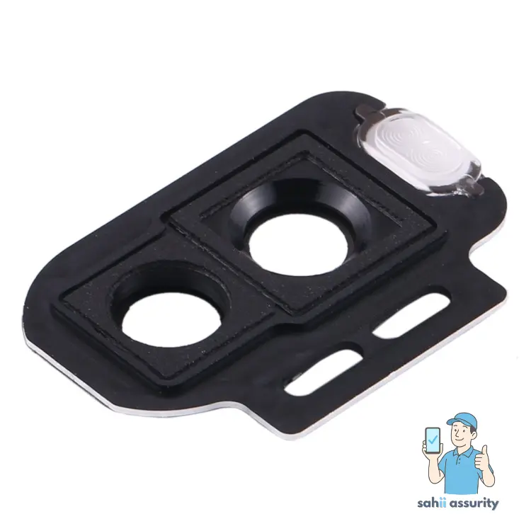 Camera Lens Glass with Frame for OnePlus 6T A6013 Grey thumbnail